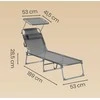 Songmics Lauko gultas 189 x 53 x 28,5 cm 2 vnt.
