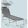 Songmics Lauko gultas 189 x 53 x 28,5 cm
