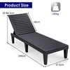Lauko gultas 190 x 57,5 x 29–84,5 cm