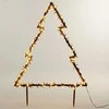 Vilde Apšviesta metalinė kalėdų eglutė 225 LED 100 cm