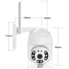 Outdoor camera ip wifi full hd zoom