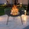 Ambiance Sodo ugniakuras 60 cm Metalinis juodas