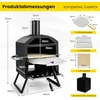 Lauko picos krosnis juoda