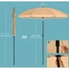 Songmics Lauko skėtis 160 cm