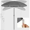 Songmics Skėčiai Ø 160 cm sulankstomi