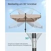 Songmics Skėčiai 230 x 150 cm balkono skėčiai UPF 50+