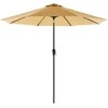 Songmics Skėtis Ø 270 cm Taupe