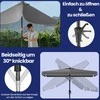 Songmics Lauko skėtis 300 × 200 cm