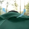 Songmics Skėtis Ø 300 cm tamsiai žalias