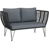 Lauko sofa 123 x 67 x 72 cm 2 vietų