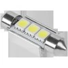 Vipow Automobilio LED lemputė SV8.5 11x36mm 3x5050 SMD