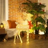 Outsunny LED elnias, 137 LED, auksinės spalvos, 66 × 25 × 135 cm