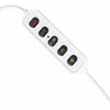 LED kosmetinė lempa, arkinė, 368 LED, balta, 75,3 × 35,8 × 13 cm