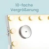 Songmics LED kosmetinis veidrodis su 15 lempučių ir 10 kartų padidinimu
