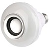 LED lemputė RGB su Bluetooth garsiakalbiu ir nuotoliniu valdymu