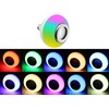 LED lemputė RGB su Bluetooth garsiakalbiu ir nuotoliniu valdymu