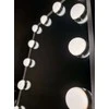 Kosmetinis veidrodėlis su LED lempomis ir USB jungtimi, 30x40cm
