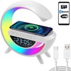 LED RGB stalinė lempa su belaidžiu įkrovikliu