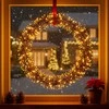 Springos LED šventinis vainikas 300 LED 40 cm CL1233
