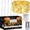 LED šviesos užuolaida Springos 300 LED 3x3 m šiltai balta