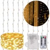LED šviesos užuolaida Springos 300 LED 3x3 m šiltai balta