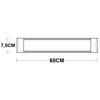 LED šviestuvas 60 cm, 18W