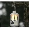 LED turistinė lempa su integruotu akumuliatoriumi ir USB