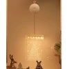 LED vitražas langui, 17 x 11,5 cm, šiltai baltas