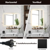 LED vonios veidrodis 70 x 50 cm