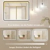 LED vonios veidrodis 80 x 60 cm