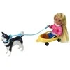 Lean Toys Lėlė Anlily su žiemos sporto priedais