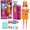 Lean Toys Lėlė su parduotuvės rinkiniu ir kasos aparatu, 30 cm