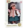 Lean Toys Lėlė Sweet Angel žiemos aprangoje, 36 cm