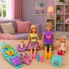 Lean Toys Lėlių rinkinys 4 vnt.