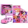Lėlių namelis su priedais Lean Toys, 105 cm