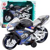 Lean Toys Lenktyninis motociklas su šviesos ir garso efektais