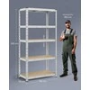 Songmics Lentyna su reguliuojamomis lentynomis, 50x100x200 cm