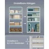 Songmics Lentyna su reguliuojamomis lentynomis, 50x100x200 cm