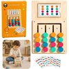Lean Toys Medinis spalvų derinimo galvosūkis vaikams, 12 kortelių