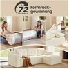 Songmics Kampinė modulinė sofa 244 cm