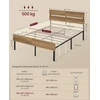 Lova Songmics Lovos rėmas 160 x 200 cm