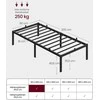 Lova Songmics Lovos rėmas 200 × 90 × 40,6 cm