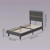 Lova Songmics Lovos rėmas 90 x 200 cm
