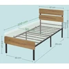 Songmics Lovos rėmas 90 x 200 cm