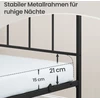 Lova Songmics Lovos rėmas 90 x 200 cm