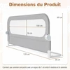 Lovos apsauga 120 cm