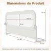Lovos turėklas 120 cm