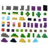 Lean Toys Magnetinės kaladėlės kubeliai, 100 vnt.