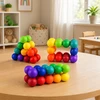 Lean Toys Magnetiniai kamuoliukai įvairiaspalviai