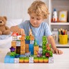 Lean Toys Magnetiniai konstruktoriaus kubeliai 114 vnt.